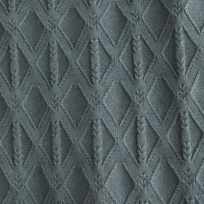 Abercrombie Diamond Stitch Button-Through Sweater Polo