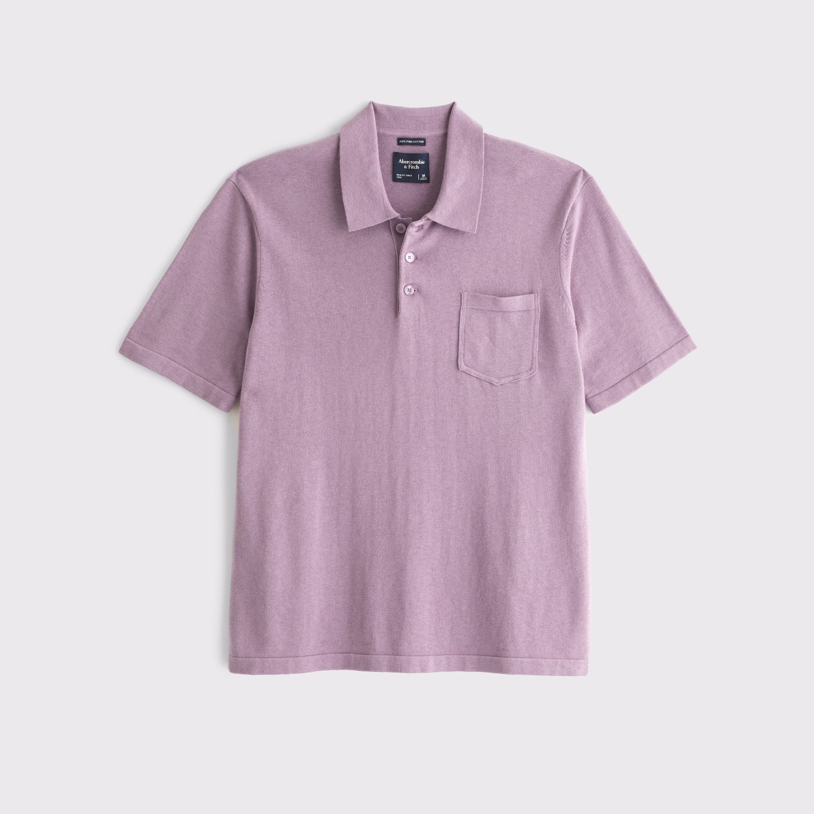 Abercrombie 100% Pima Cotton Sweater Polo