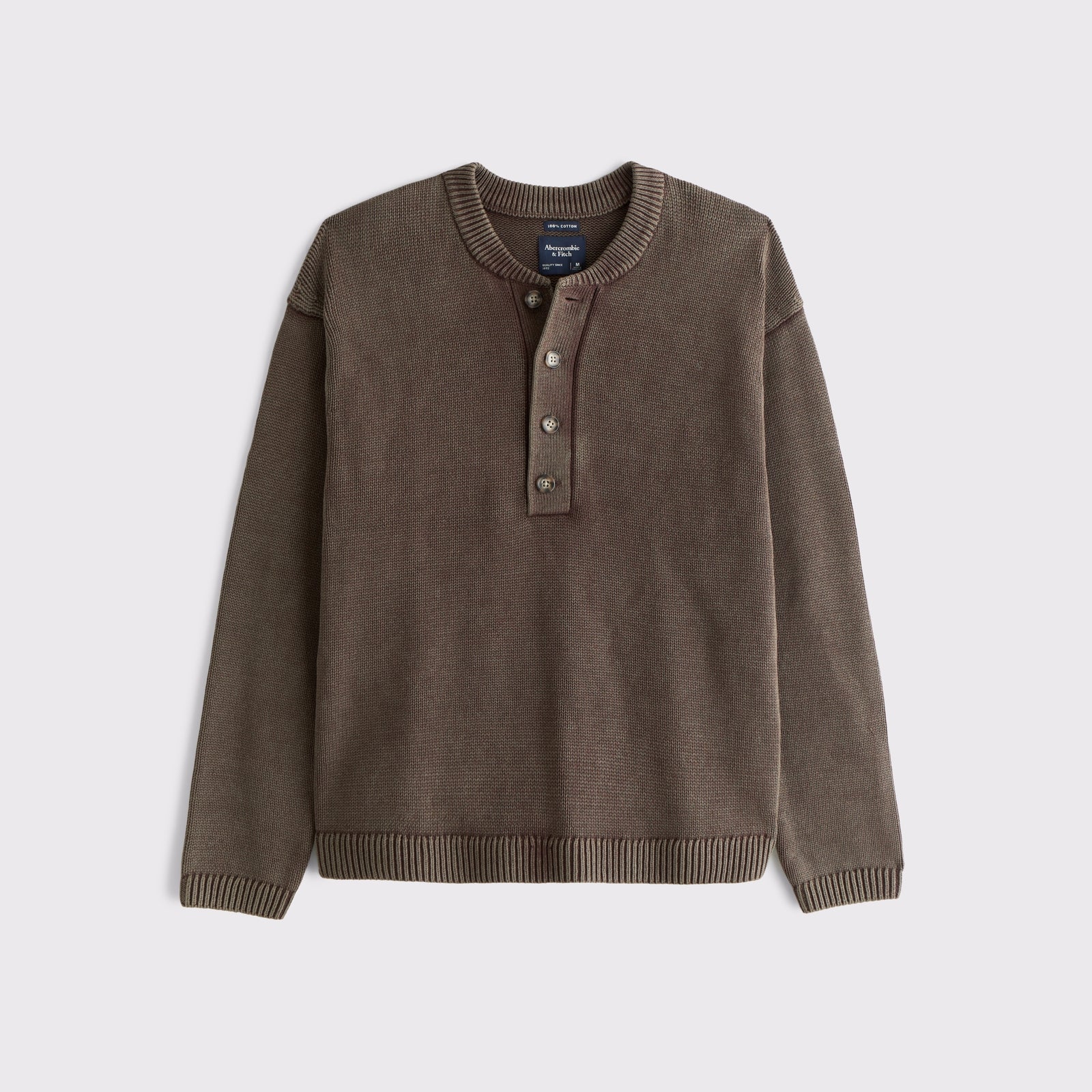 Abercrombie 100% Cotton Sweater Henley