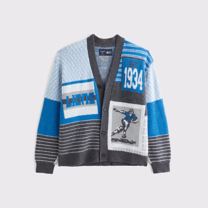 Abercrombie Philadelphia Eagles Patchwork Cardigan