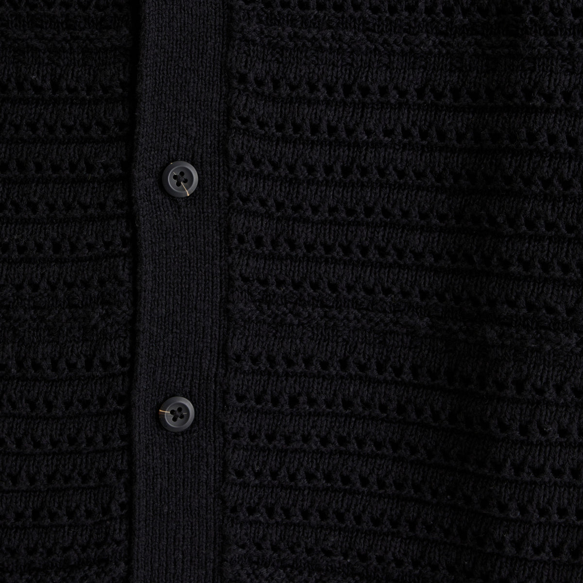Abercrombie 100% Cotton Crochet-Style Button-Up Shirt