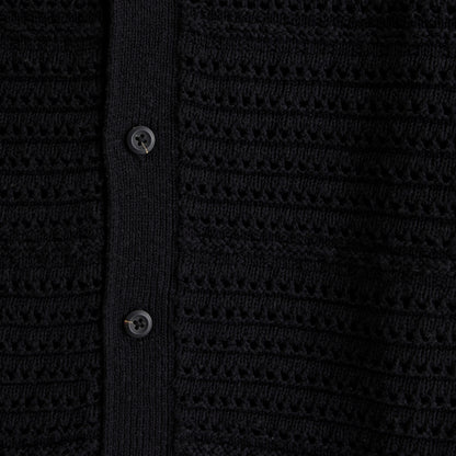 Abercrombie 100% Cotton Crochet-Style Button-Up Shirt