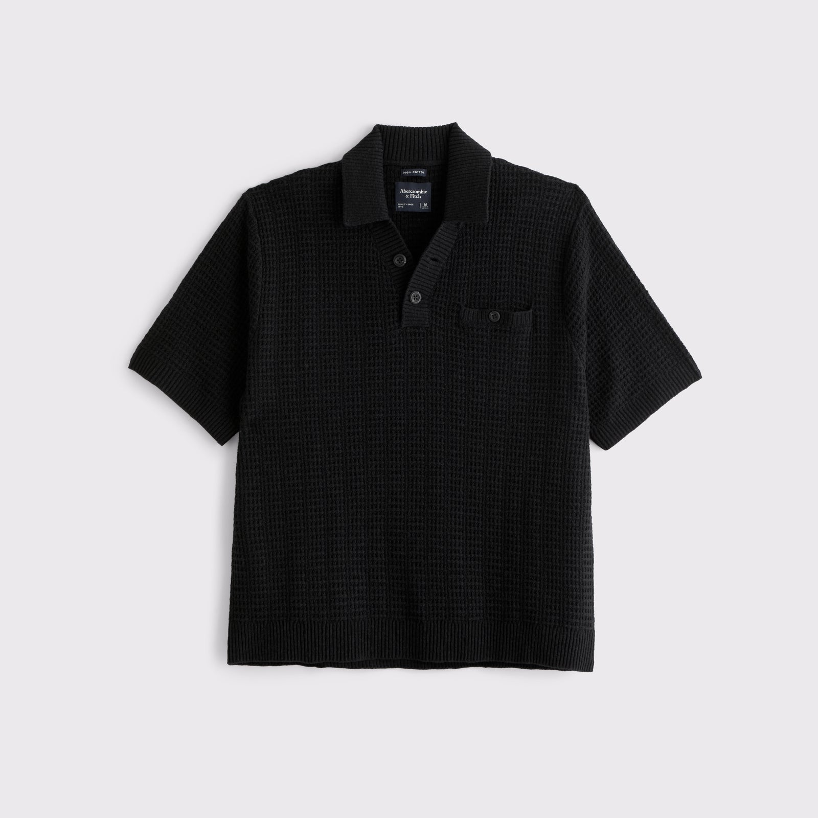 Abercrombie 100% Cotton 2-Button Sweater Polo