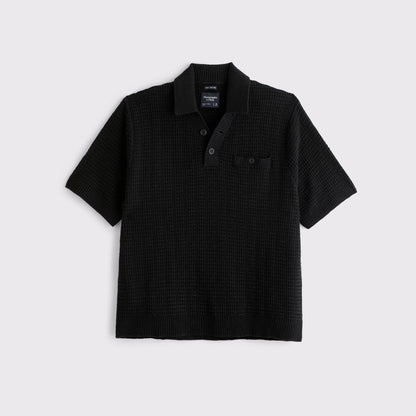 Abercrombie 100% Cotton 2-Button Sweater Polo