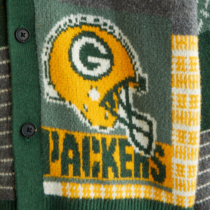 Abercrombie Philadelphia Eagles Patchwork Cardigan