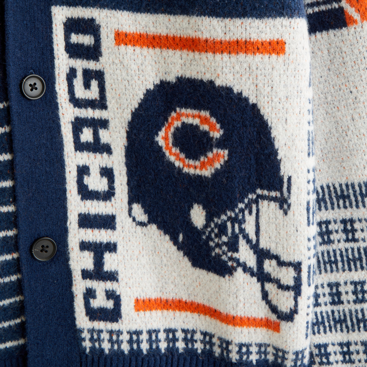 Abercrombie Philadelphia Eagles Patchwork Cardigan
