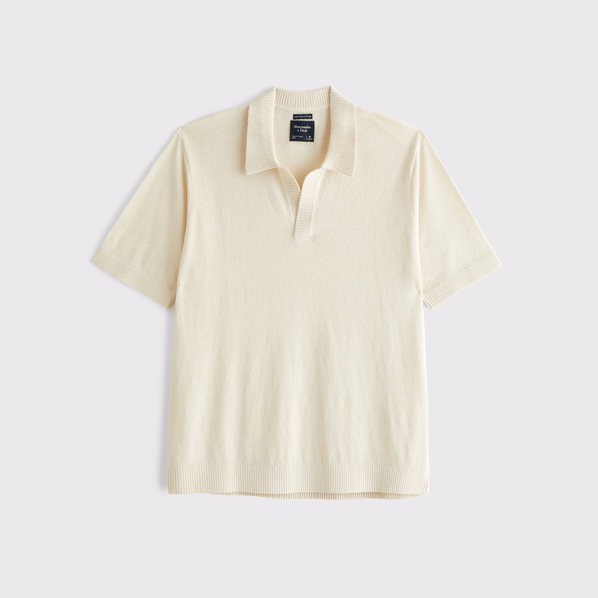 Abercrombie 100% Cotton Johnny Collar Sweater Polo