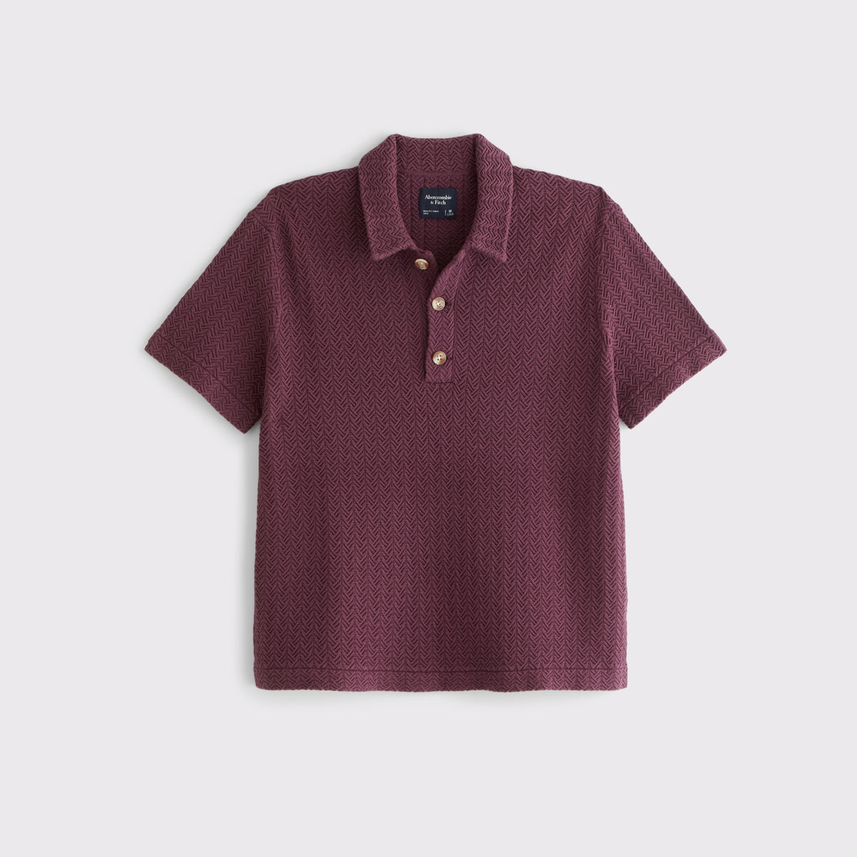 Abercrombie 100% Cotton 3-Button Sweater Polo
