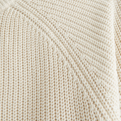 Abercrombie Oversized Waffle Crew Sweater