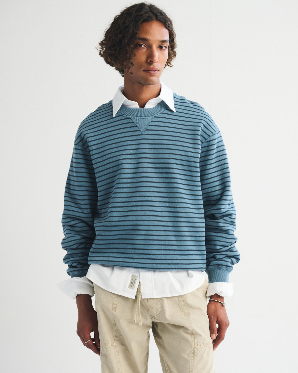Abercrombie Heritage Heavyweight Crew Sweatshirt