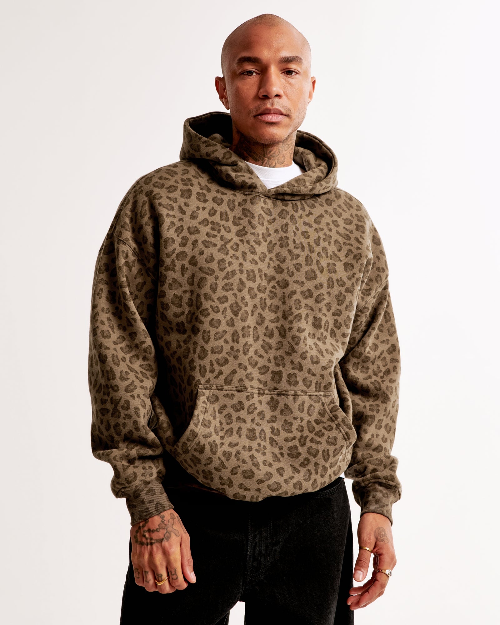 Abercrombie Essential Popover Camo Hoodie