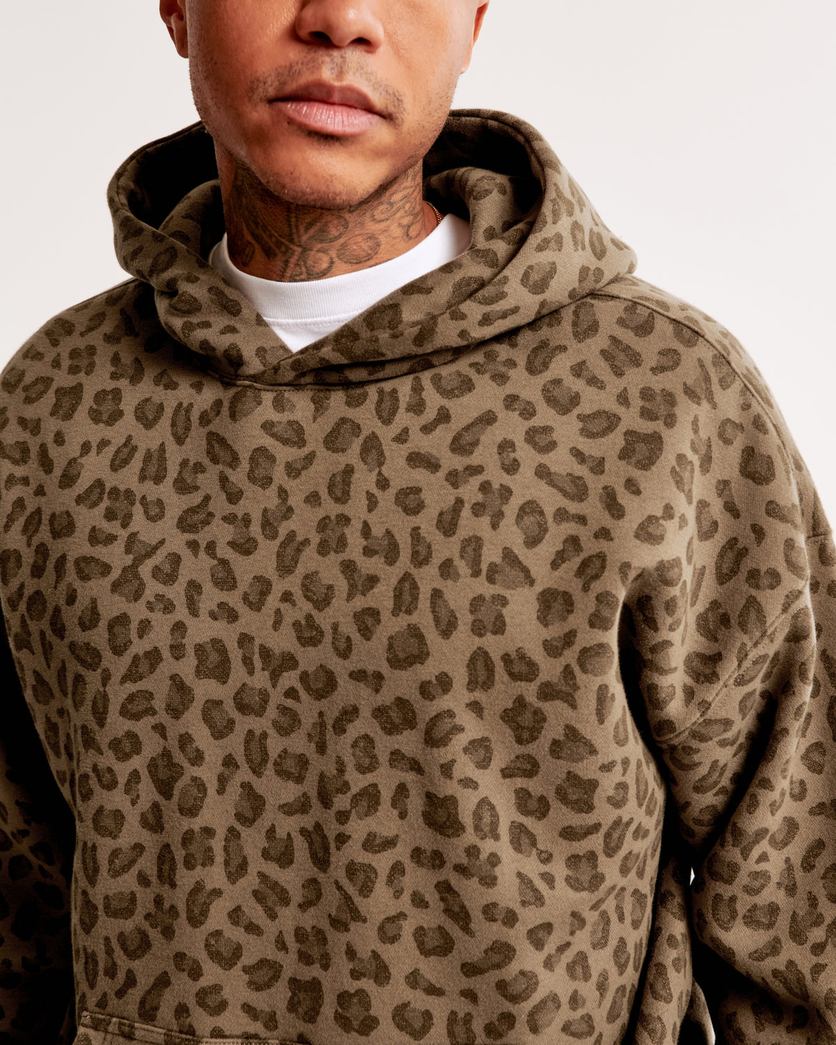 Abercrombie Essential Popover Camo Hoodie