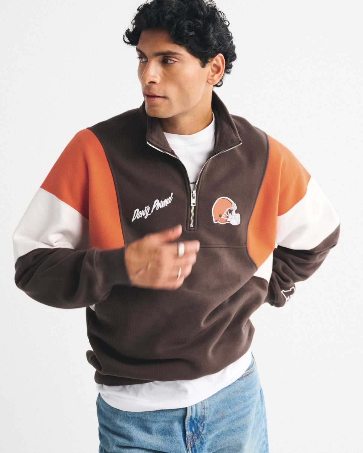 Abercrombie Dallas Cowboys Half-Zip Sweatshirt