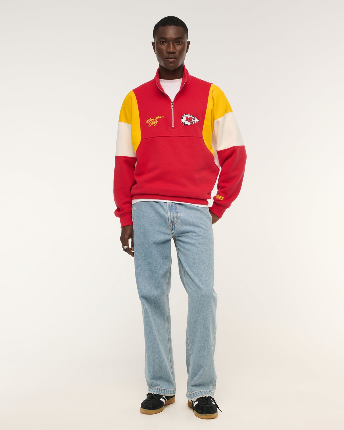 Abercrombie Dallas Cowboys Half-Zip Sweatshirt
