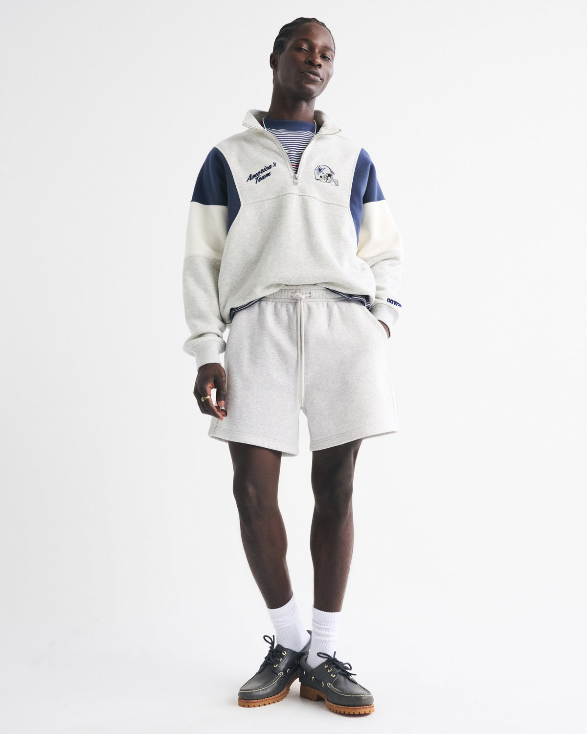 Abercrombie Dallas Cowboys Half-Zip Sweatshirt