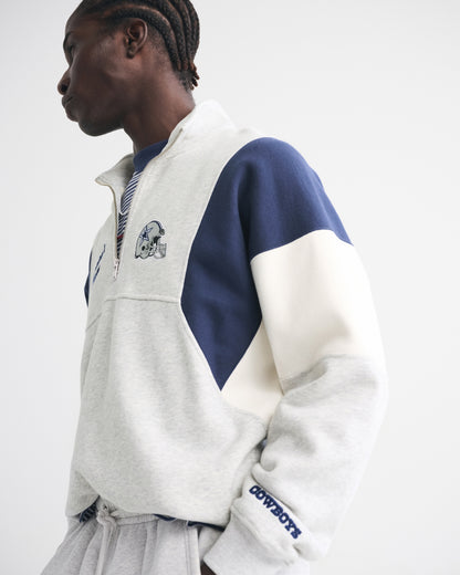 Abercrombie Dallas Cowboys Half-Zip Sweatshirt