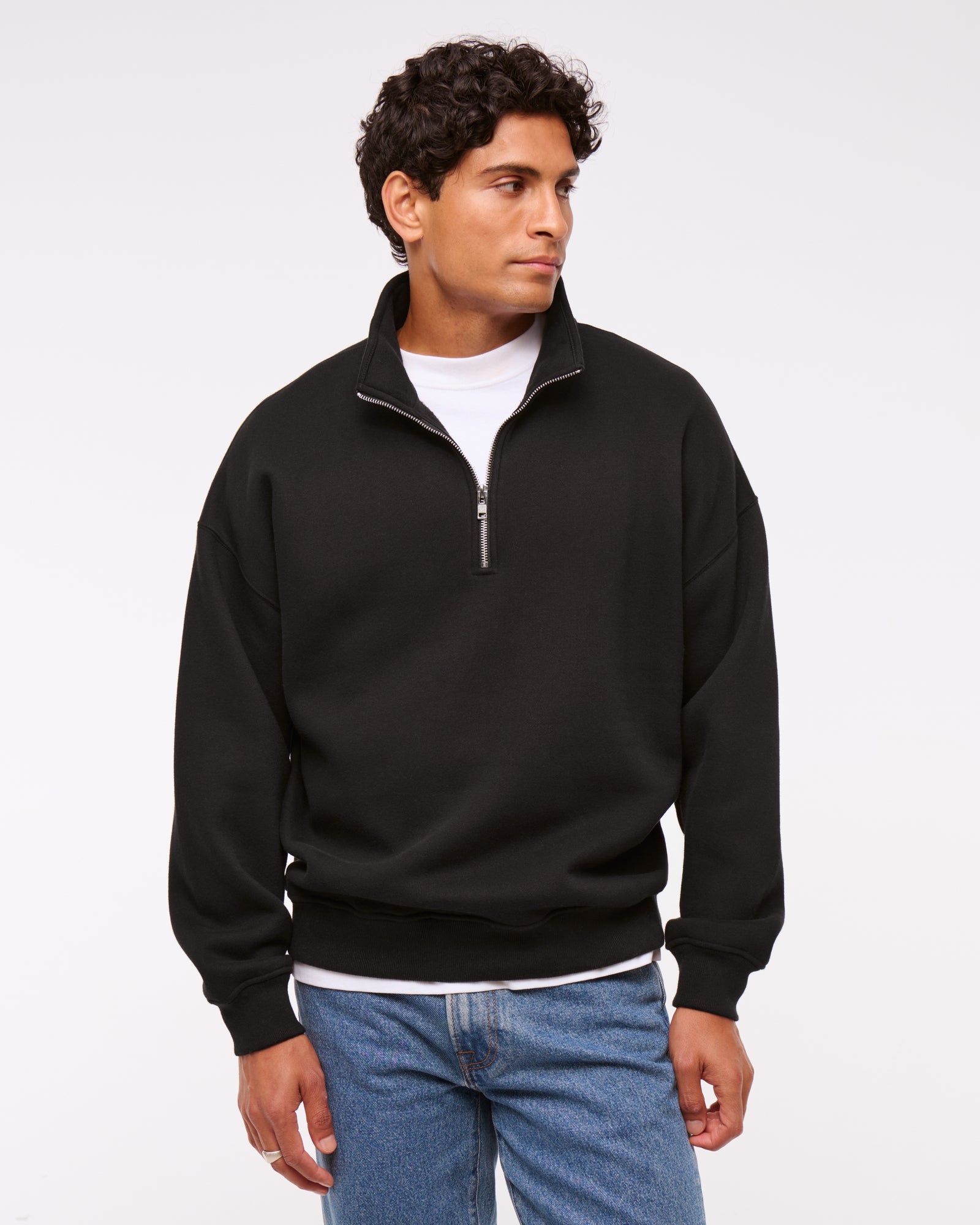Abercrombie Essential Half-Zip Sweatshirt