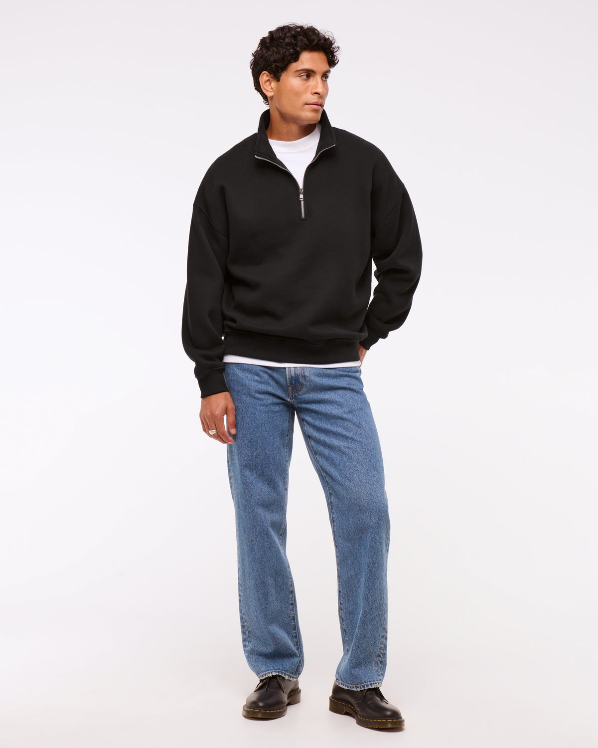 Abercrombie Essential Half-Zip Sweatshirt