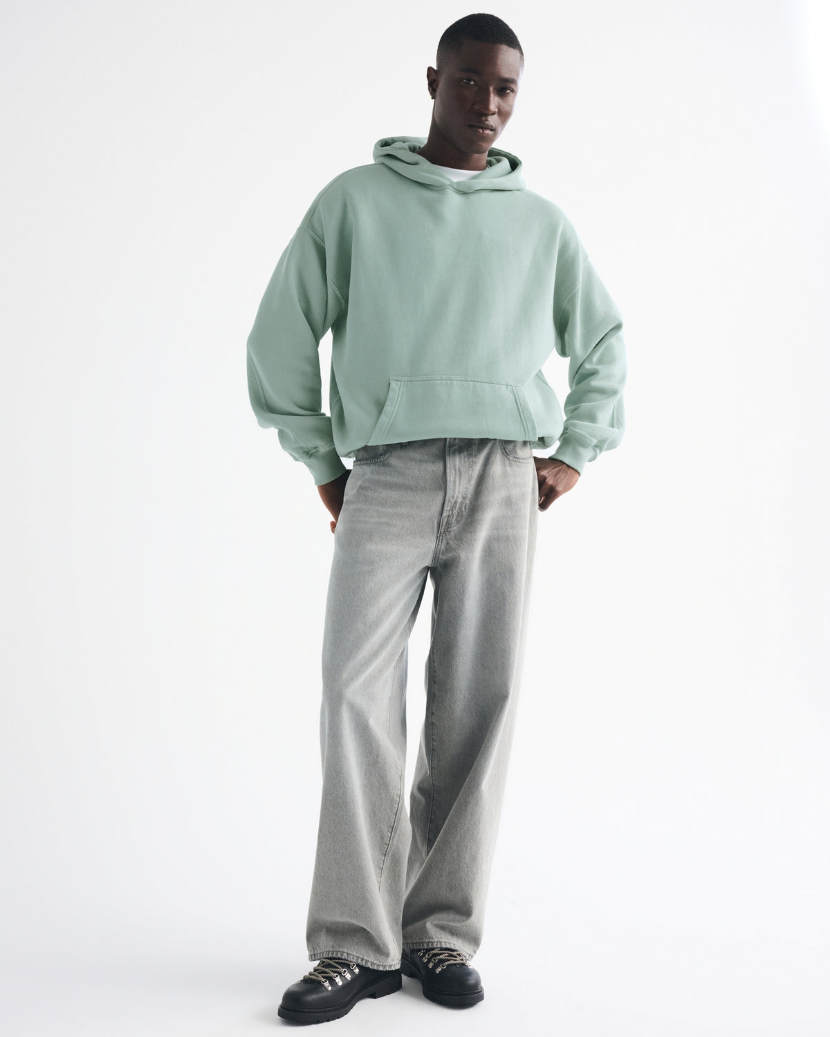 Abercrombie Essential Popover Camo Hoodie
