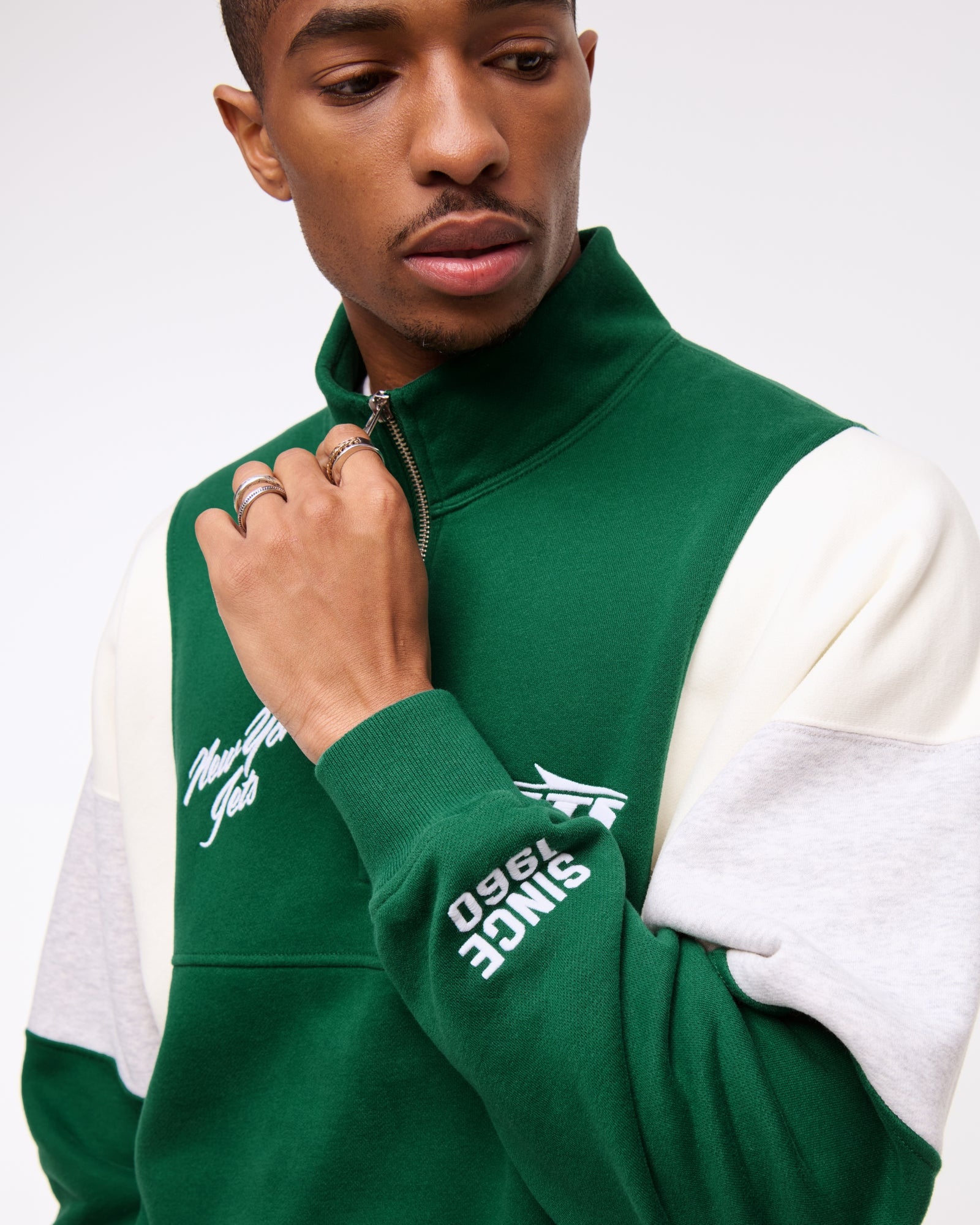 Abercrombie Dallas Cowboys Half-Zip Sweatshirt
