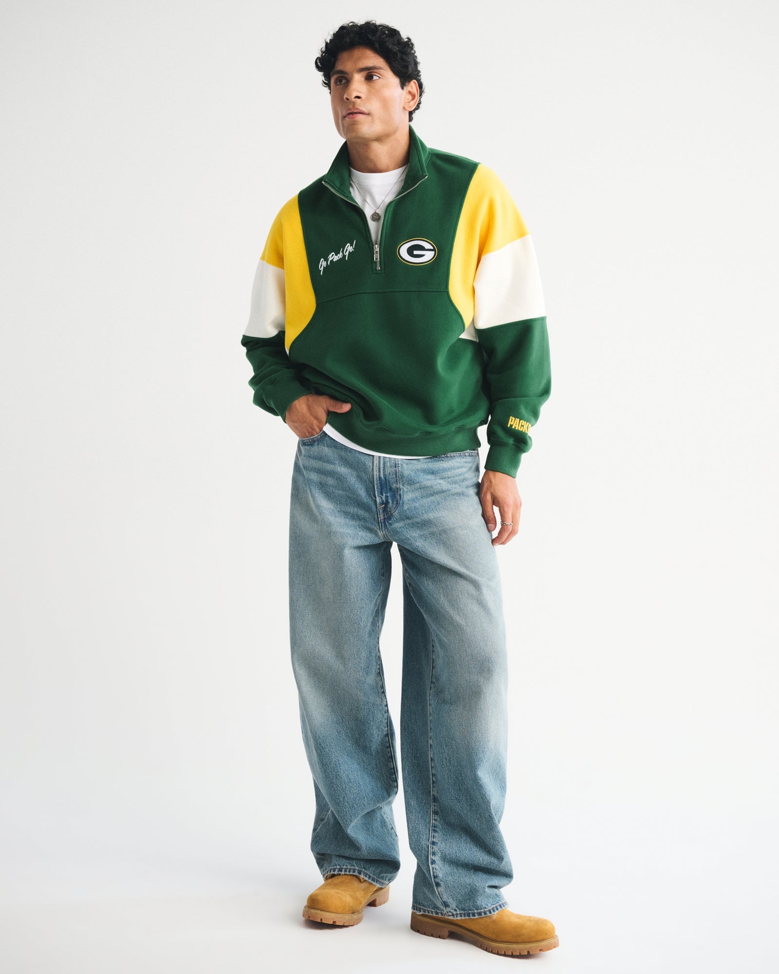 Abercrombie Dallas Cowboys Half-Zip Sweatshirt