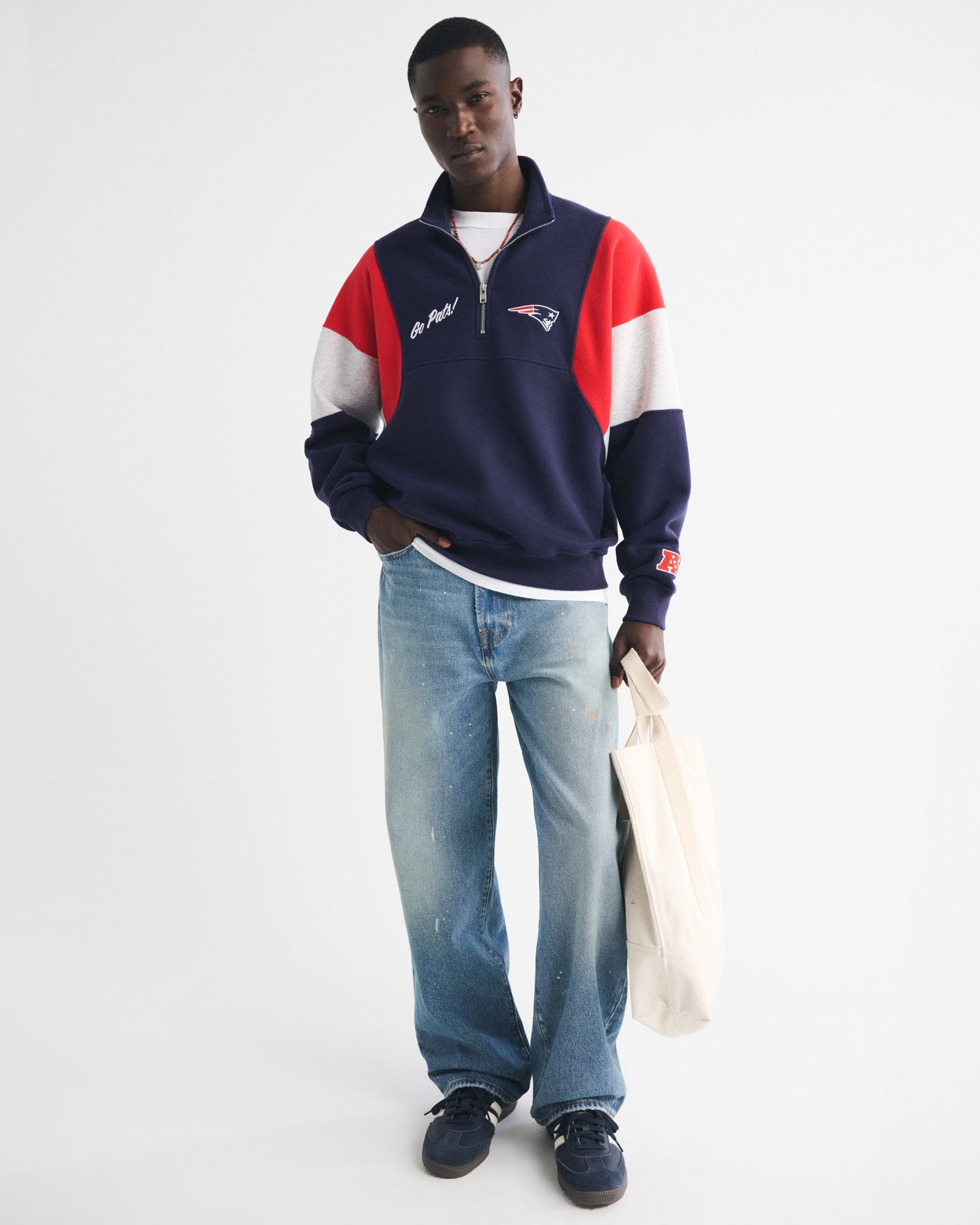Abercrombie Dallas Cowboys Half-Zip Sweatshirt