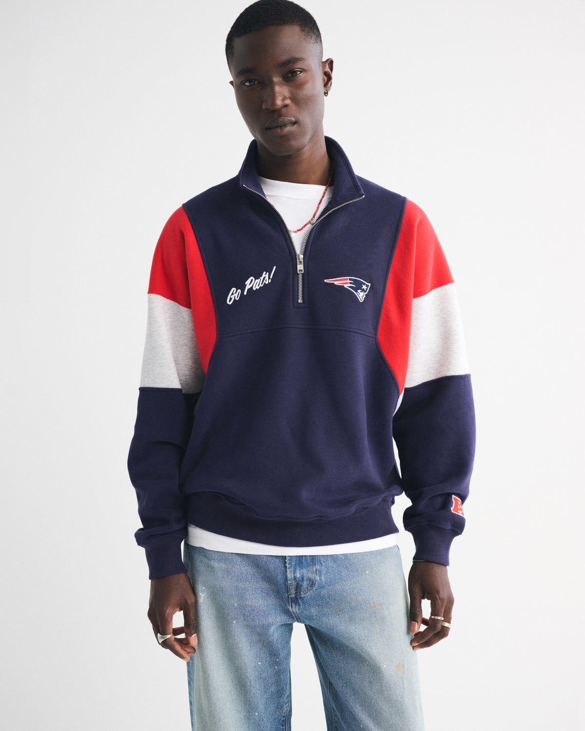 Abercrombie Dallas Cowboys Half-Zip Sweatshirt
