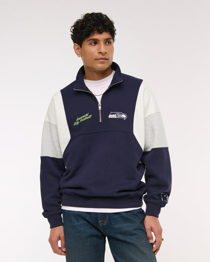 Abercrombie Dallas Cowboys Half-Zip Sweatshirt
