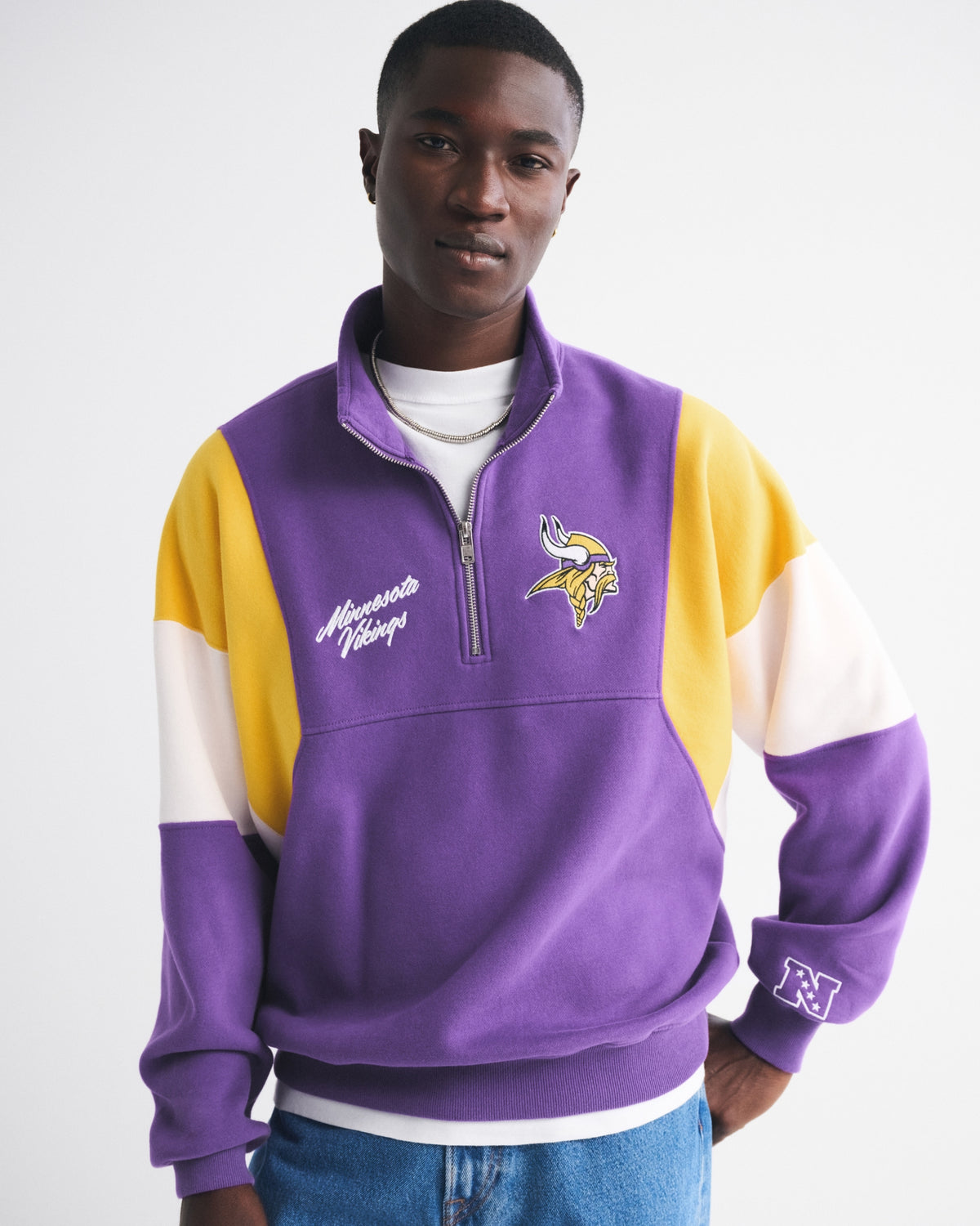 Abercrombie Dallas Cowboys Half-Zip Sweatshirt