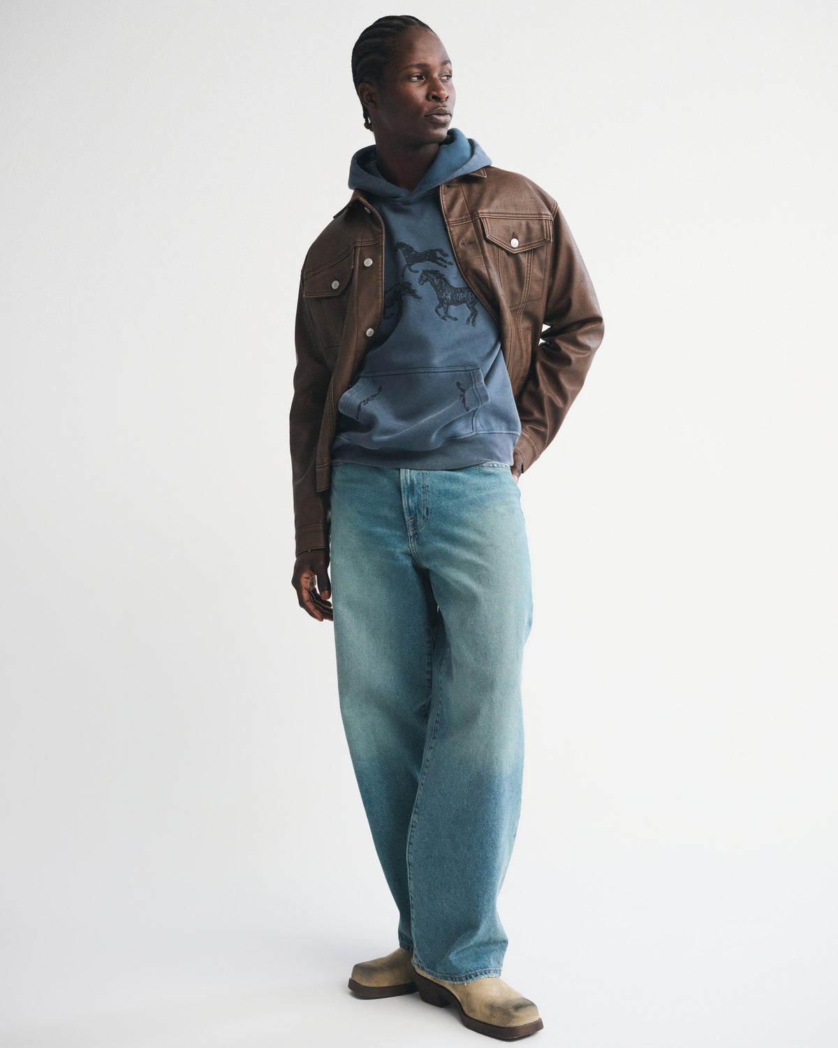Abercrombie Essential Popover Camo Hoodie