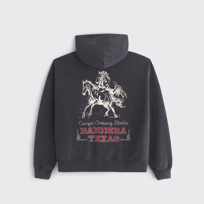 Abercrombie Western Full-Zip Hoodie