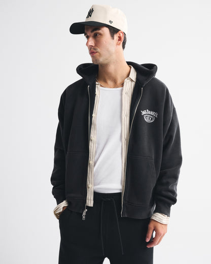 Abercrombie Jack Daniel's Full-Zip Hoodie