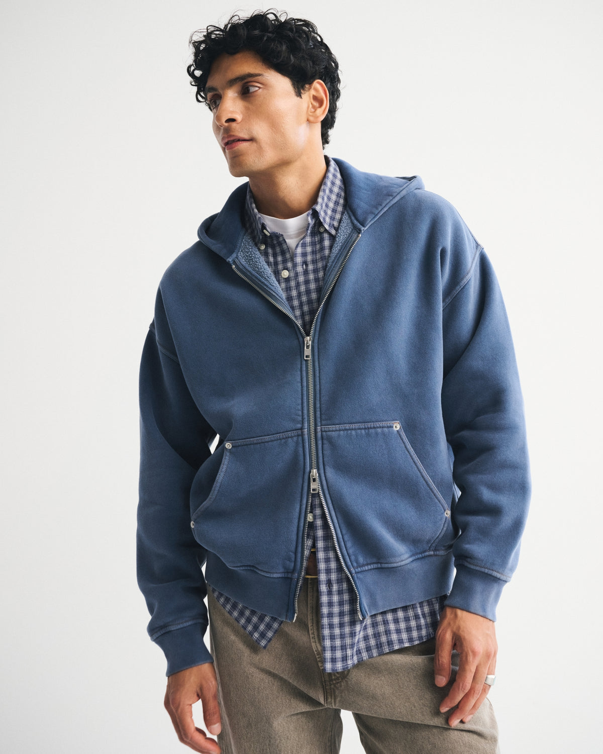 Abercrombie Essential Full-Zip Hoodie