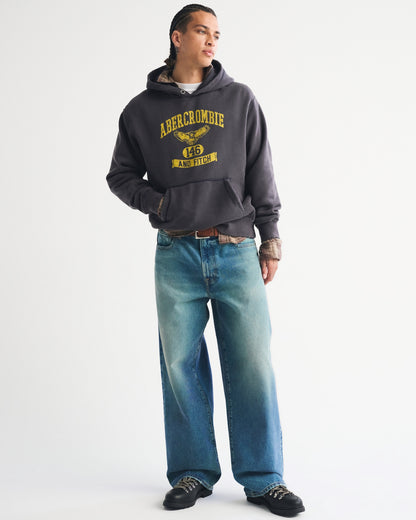 Abercrombie Logo Popover Hoodie