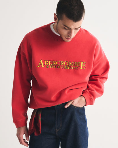 Abercrombie Logo Crew Sweatshirt