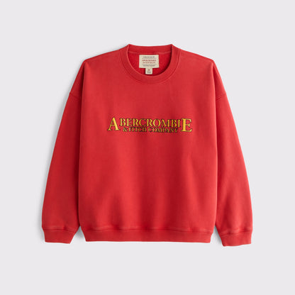 Abercrombie Logo Crew Sweatshirt