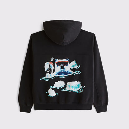 Abercrombie Coke Bear Full-Zip Hoodie