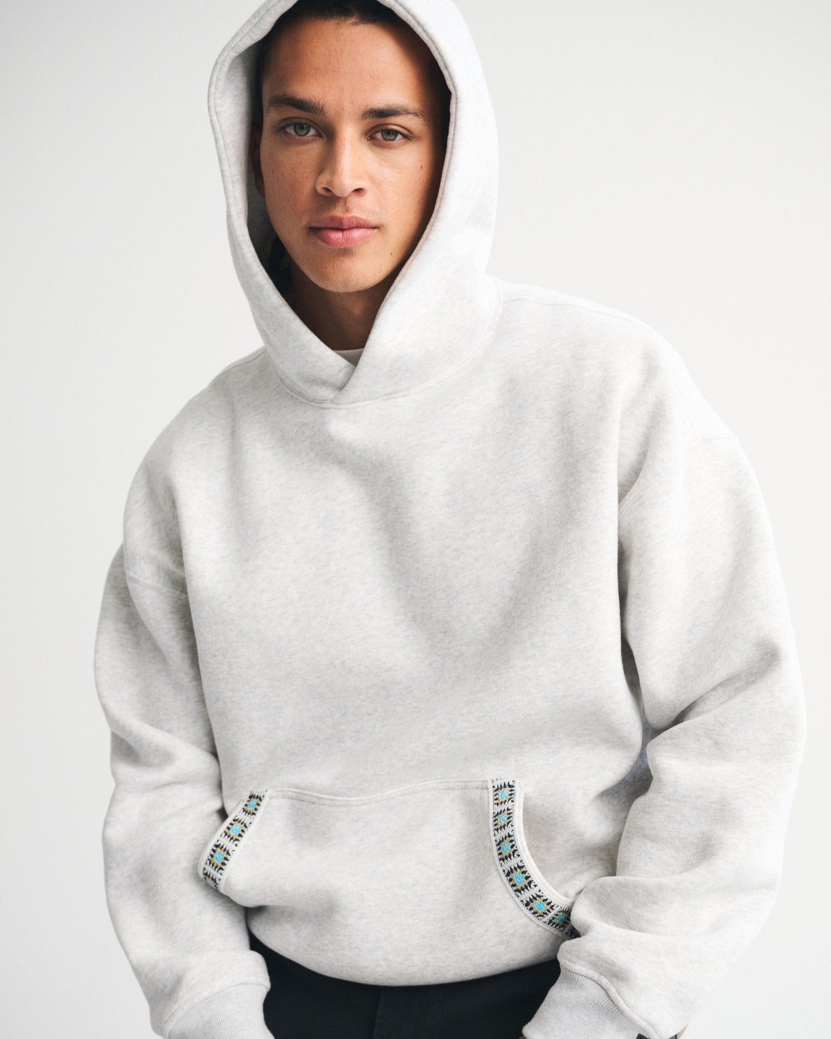 Abercrombie Essential Popover Camo Hoodie