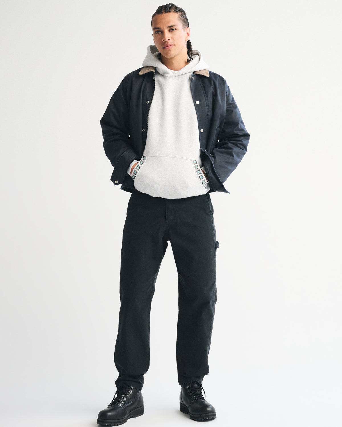 Abercrombie Essential Popover Camo Hoodie