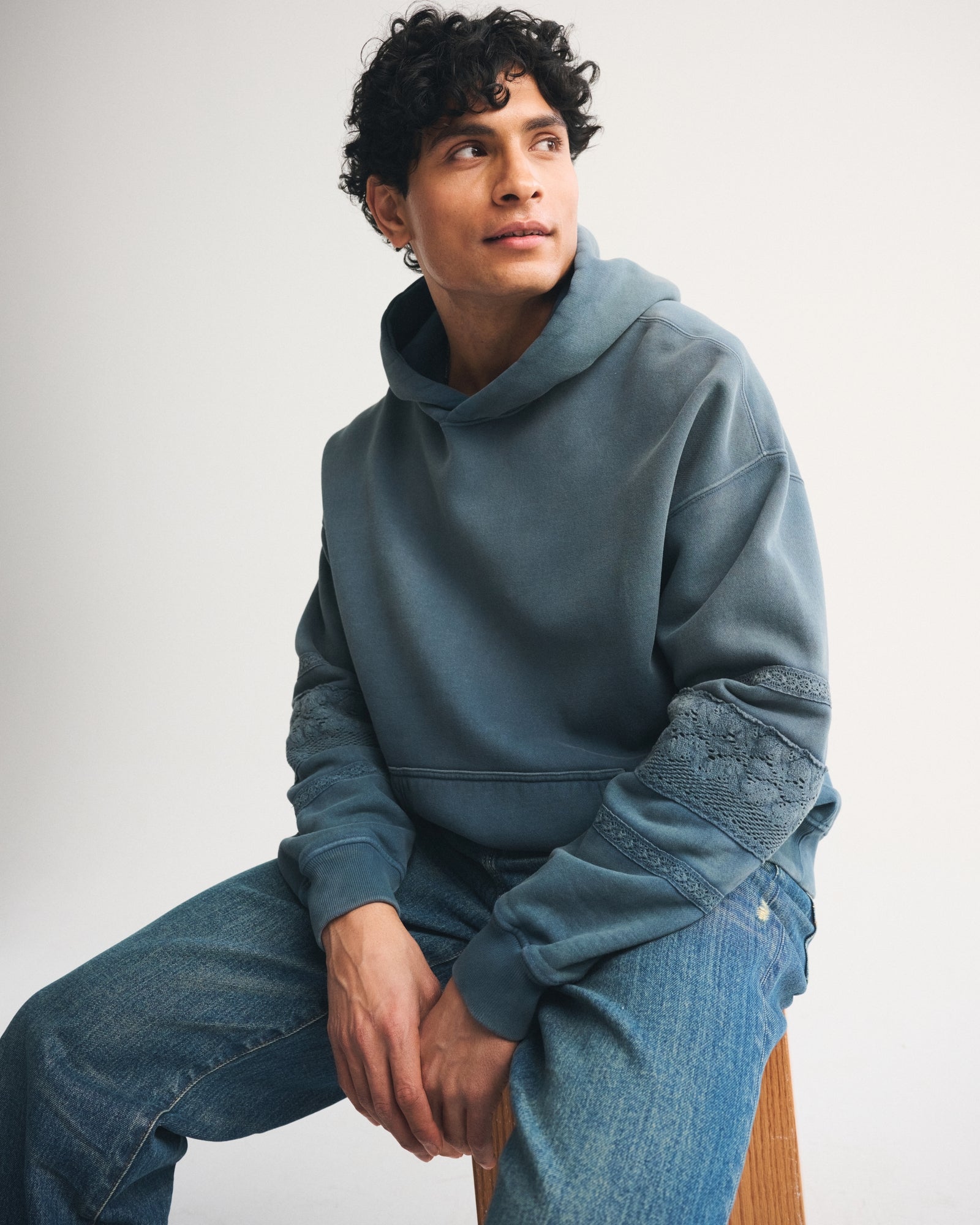 Abercrombie Essential Popover Camo Hoodie