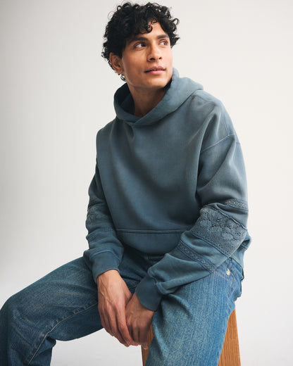 Abercrombie Essential Popover Camo Hoodie
