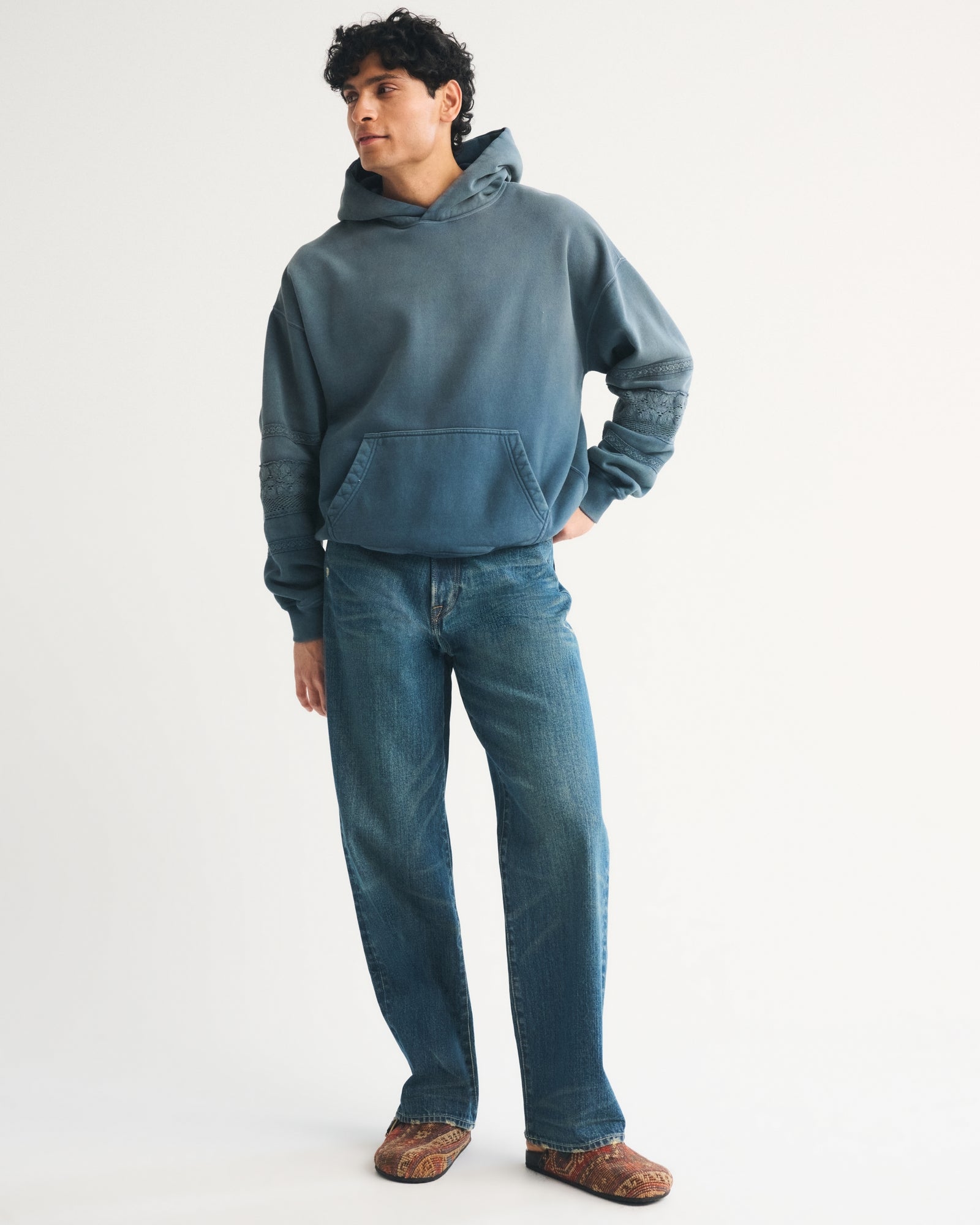 Abercrombie Essential Popover Camo Hoodie