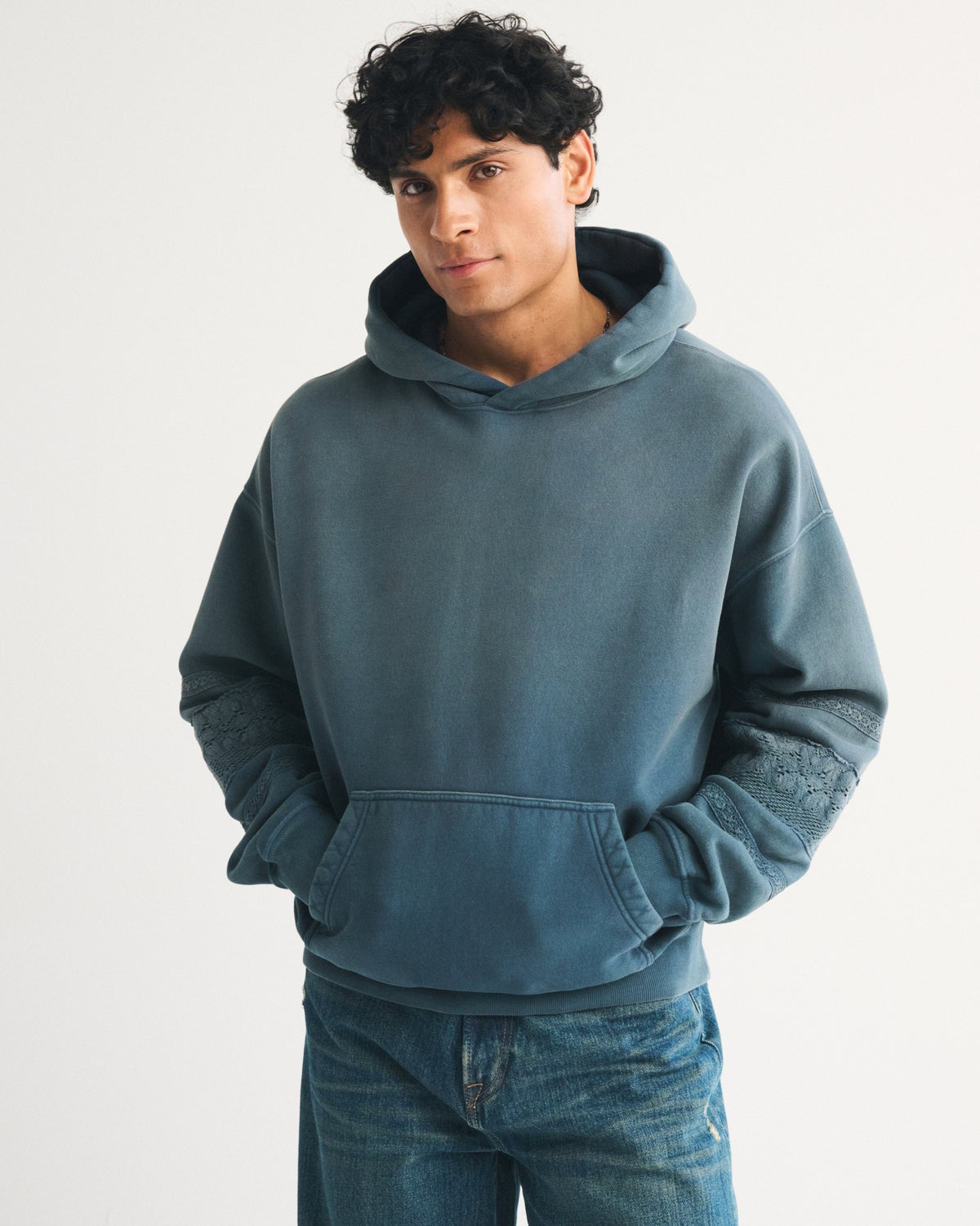 Abercrombie Essential Popover Camo Hoodie