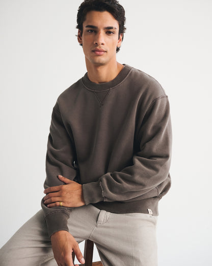 Abercrombie Heritage Heavyweight Crew Sweatshirt