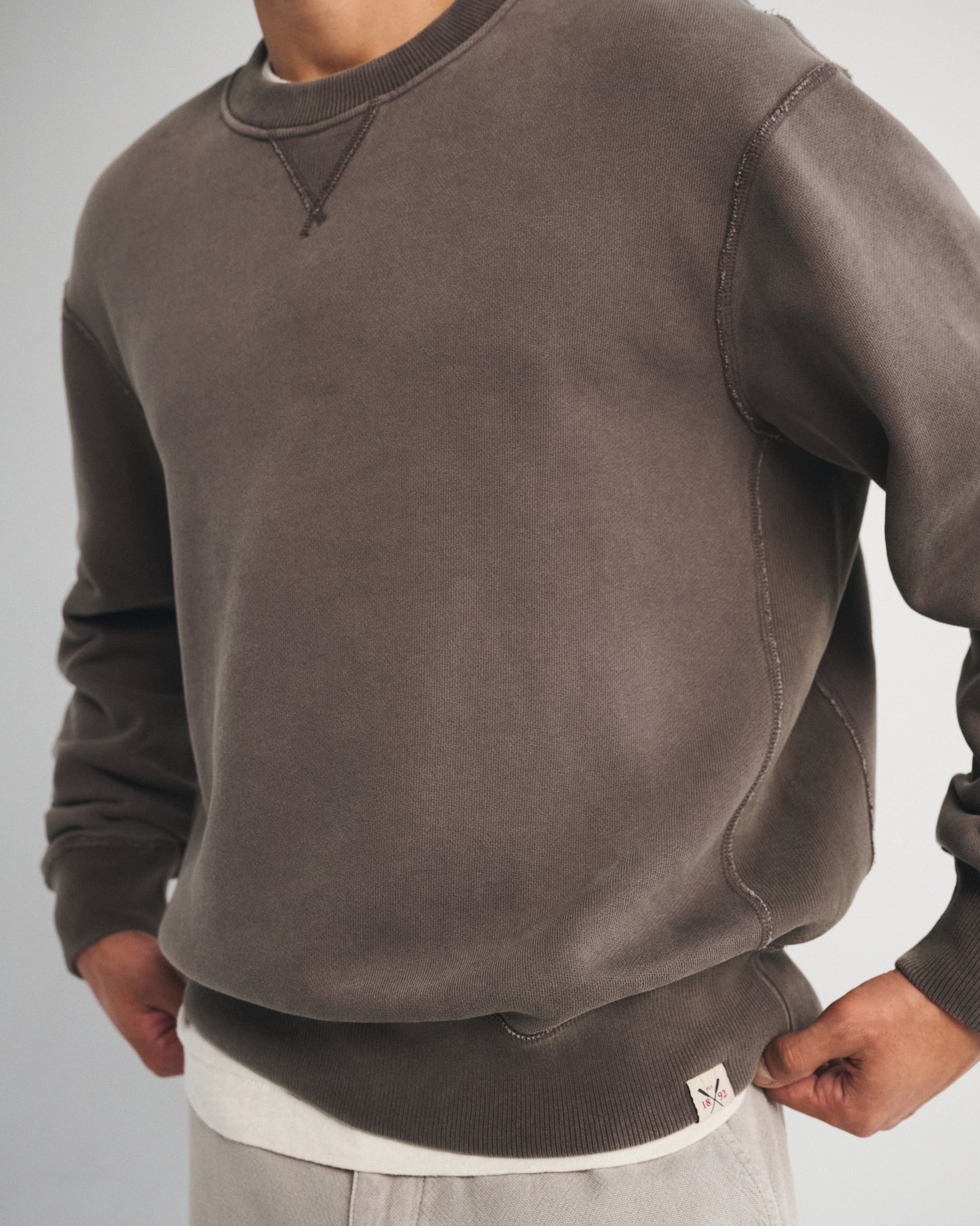 Abercrombie Heritage Heavyweight Crew Sweatshirt