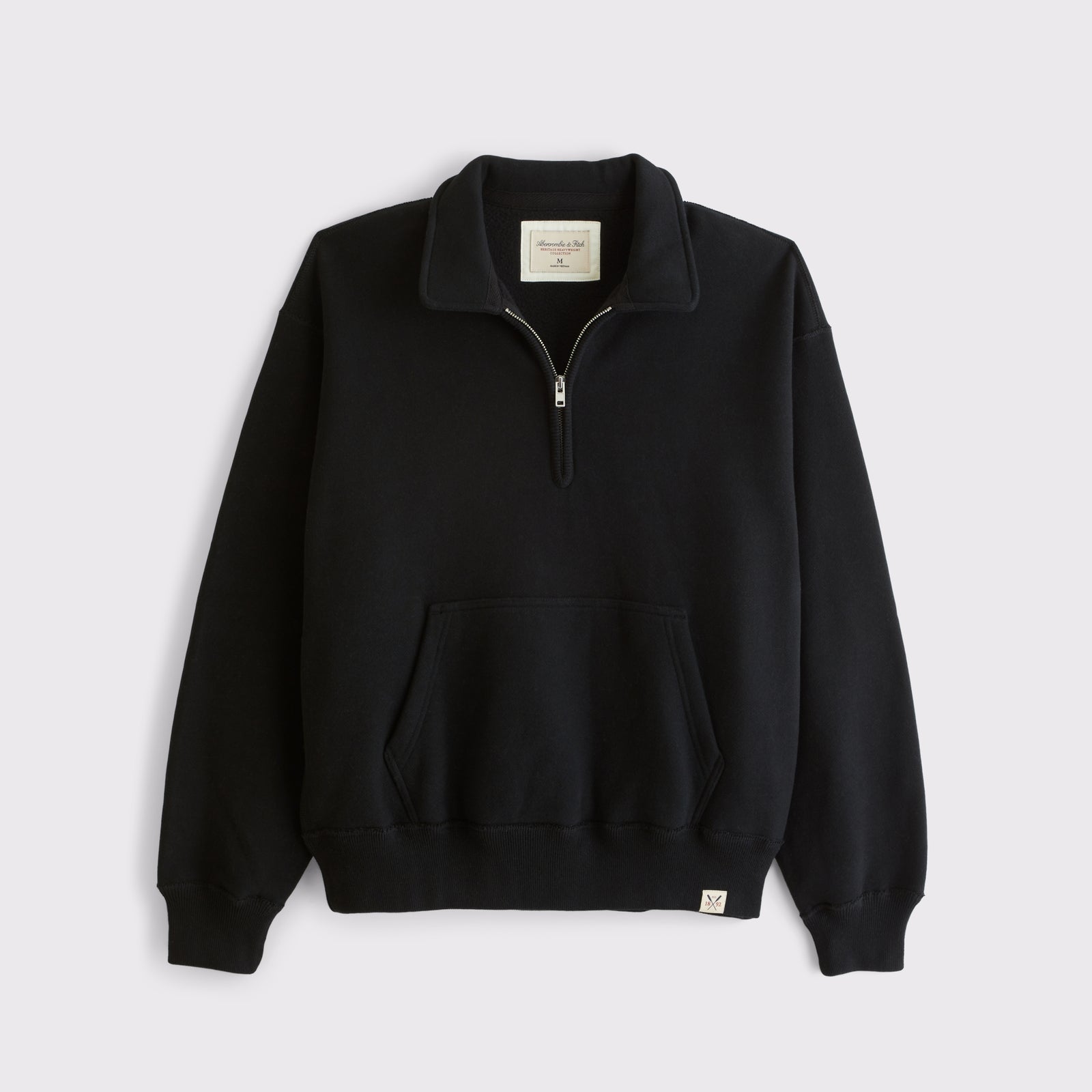 Abercrombie Heritage Heavyweight Half-Zip Sweatshirt