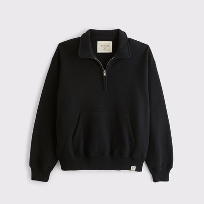 Abercrombie Heritage Heavyweight Half-Zip Sweatshirt