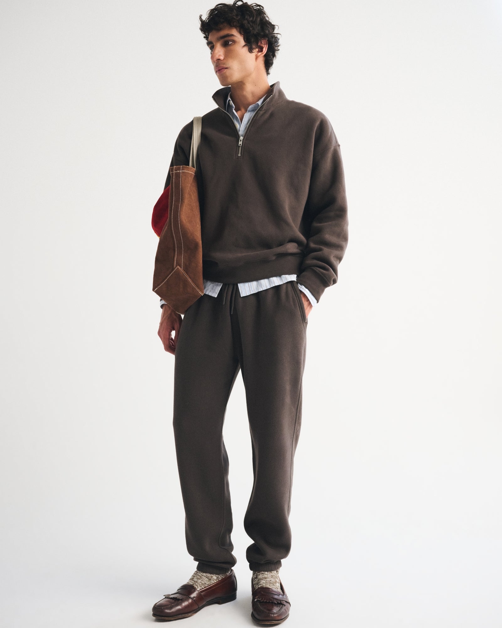 Abercrombie Essential Half-Zip Sweatshirt