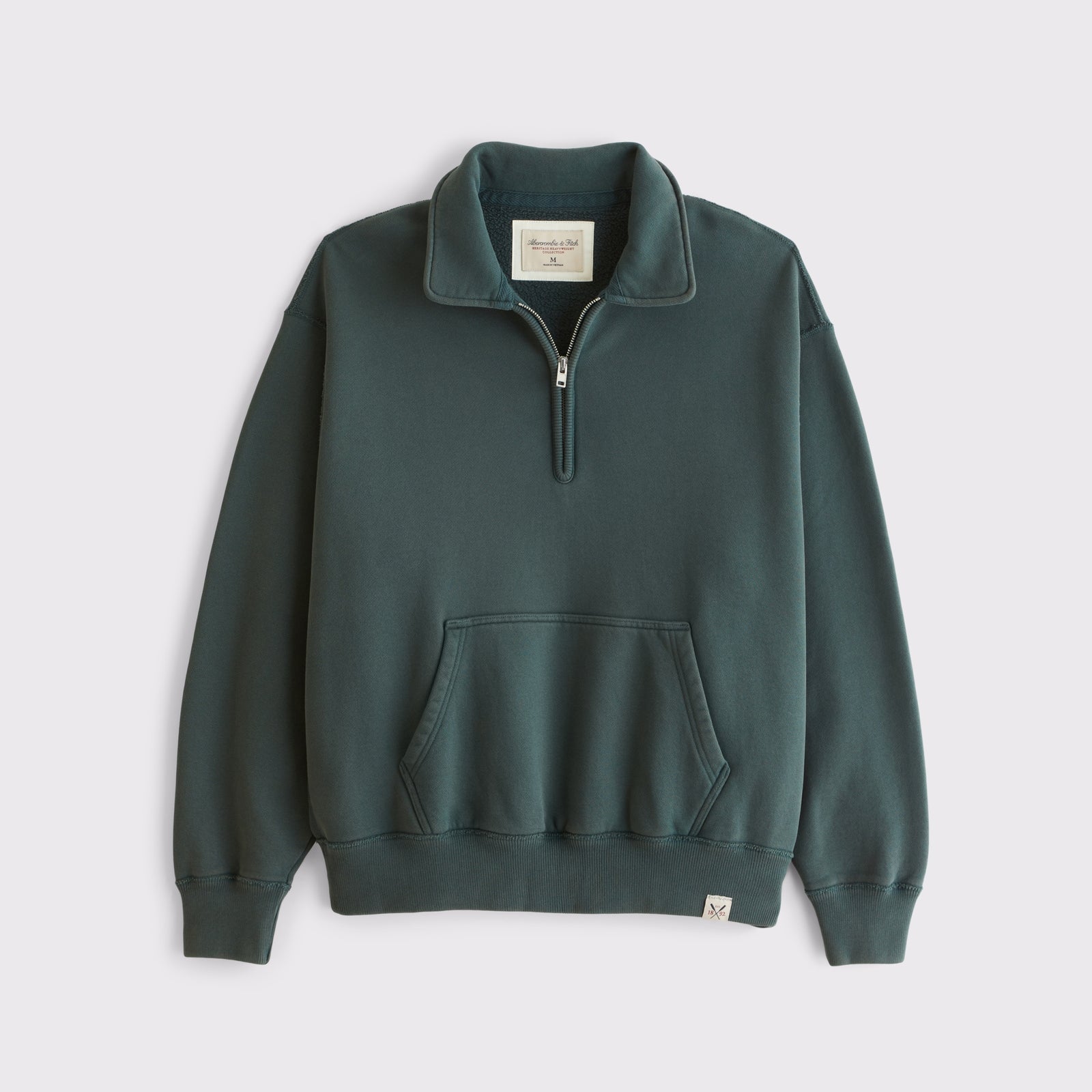 Abercrombie Heritage Heavyweight Half-Zip Sweatshirt