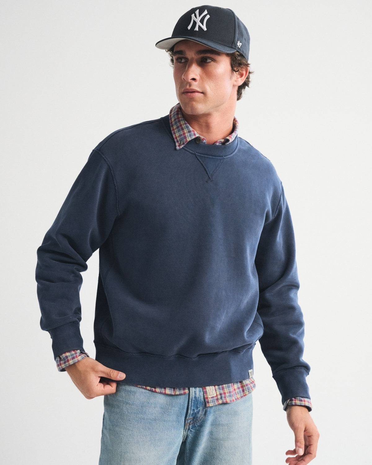 Abercrombie Heritage Heavyweight Crew Sweatshirt